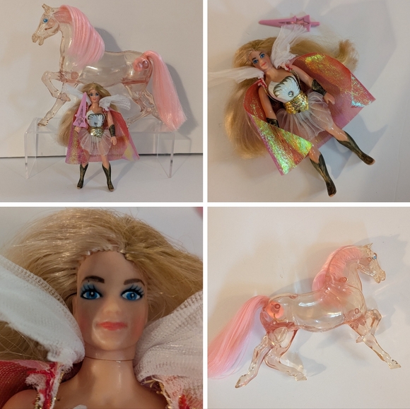 Vintage She-ra Princess Of Power and Crystal Swift Wind Horse - Picture 1 of 8